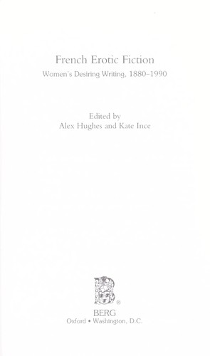 French erotic fiction