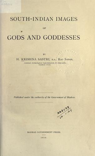 South-Indian images of gods and goddesses