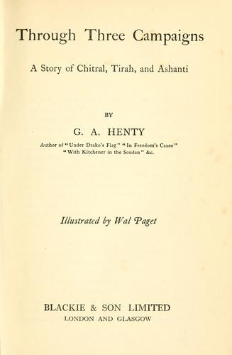 Through Three Campaigns