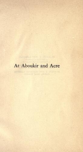 At Aboukir and Acre