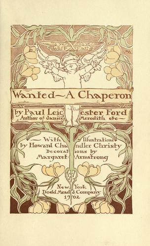 Wanted--a chaperon