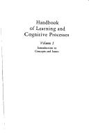 Handbook of learning and cognitive processes