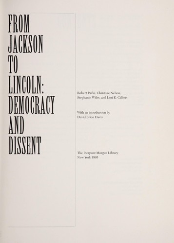 From Jackson to Lincoln