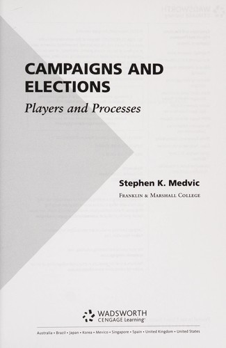 Campaigns and elections