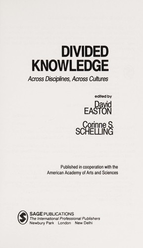 Divided knowledge