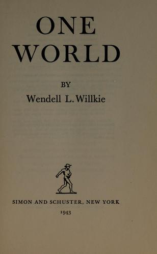 One world