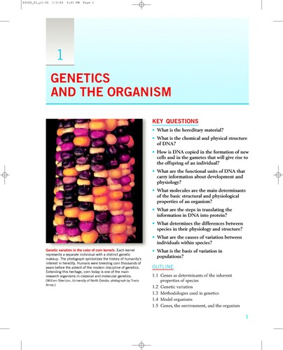 Introduction to genetic analysis