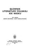 Słownik literatury polskiej XIX wieku