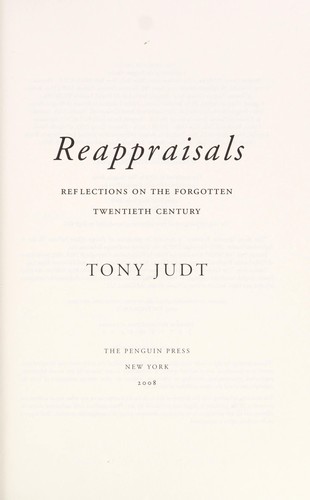 Reappraisals