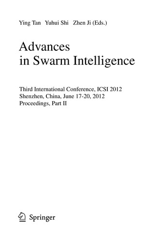 Advances in Swarm Intelligence by Ying Tan cover