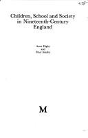 Children, school, and society in nineteenth-century England