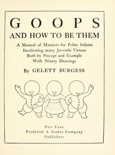 Goops and how to be them