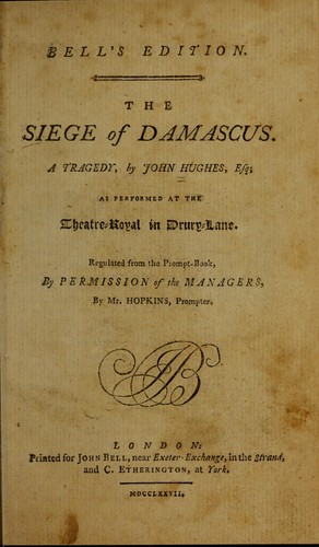 The siege of Damascus