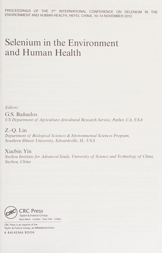 Selenium in the Environment and Human Health