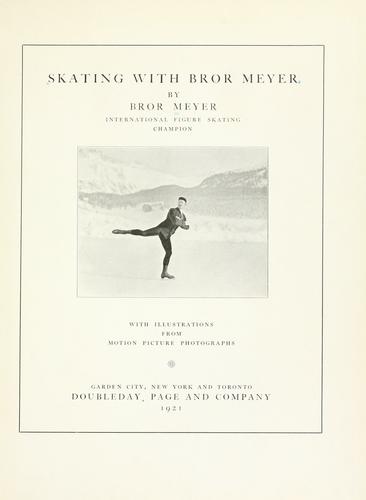 Skating with Bror Meyer