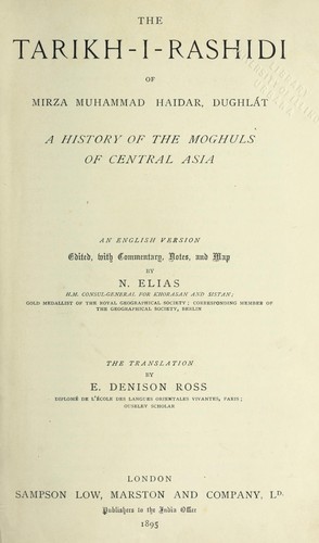 The Tarikh-i-Rashidi of Mirza Muhammad Haidar