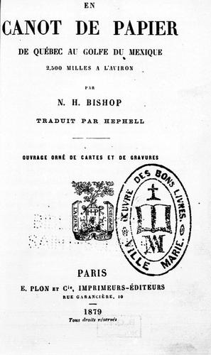 Voyage of the paper canoe