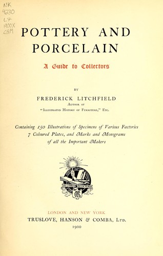 Pottery and porcelain