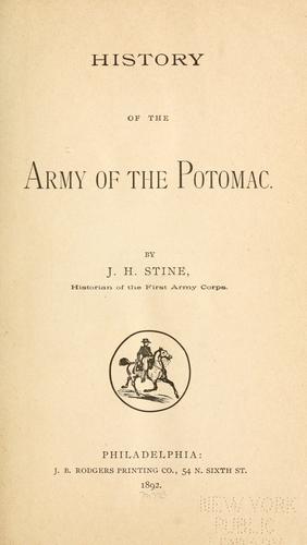 A History of the Army of the Potomac
