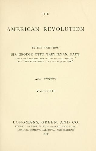 The American Revolution