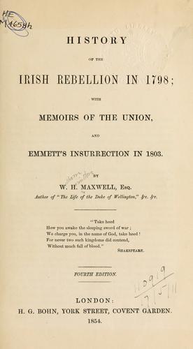 History of the Irish rebellion in 1798