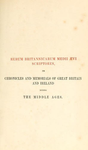 The buik of the croniclis of Scotland