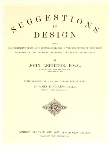 Suggestions in design