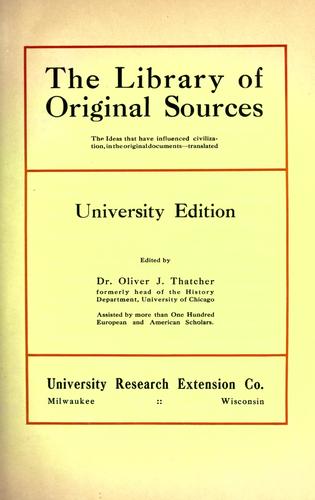 The library of original sources