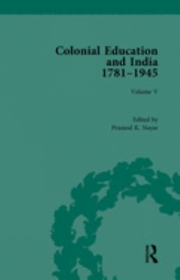 Colonial Education and India, 1781-1945