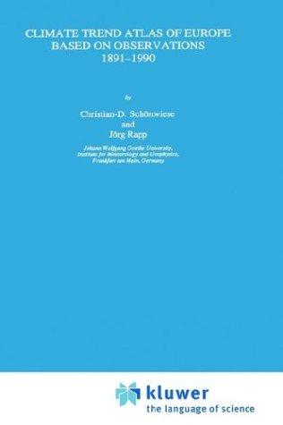 Climate trend atlas of Europe based on observations, 1891-1990