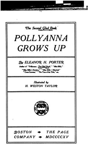 Pollyanna Grows Up