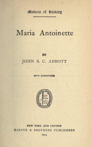 Maria Antoinette