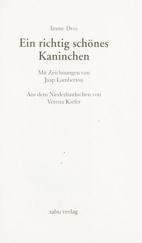 Ein richtig schönes Kaninchen