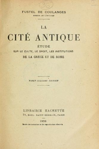 La cité antique