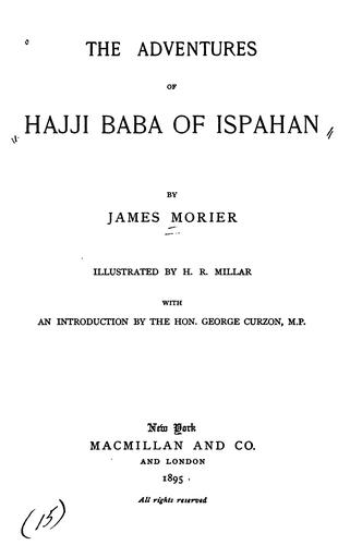 The adventures of Hajji Baba of Ispahan