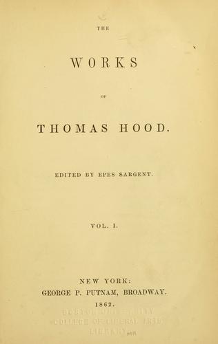 The works of Thomas Hood