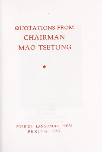 Mao Tŝe-tung's quotations