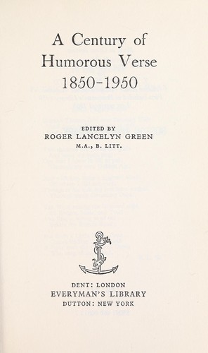 A Century of Humorous Verse