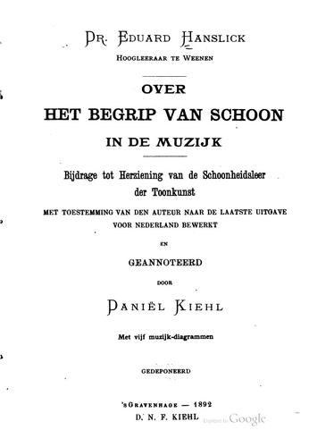 Vom Musikalisch-Schönen