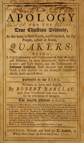Theologiae verè Christianae apologia