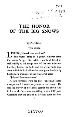 The Honor of the Big Snows
