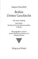 Les homosexuels de Berlin