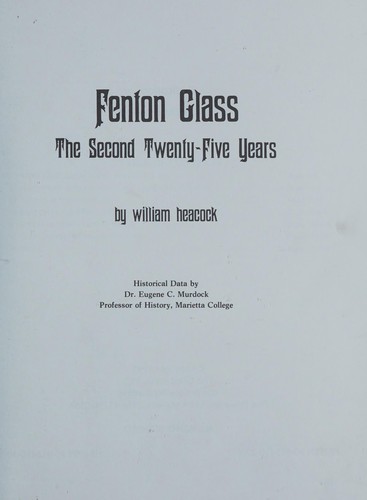 Fenton glass