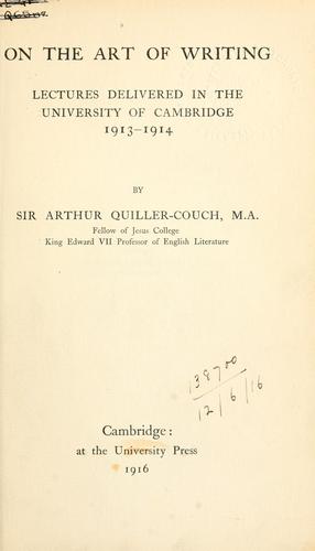 On the art of writing