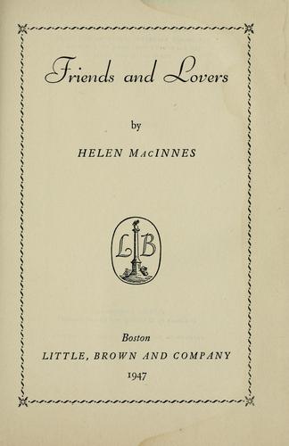 Friends and lovers
