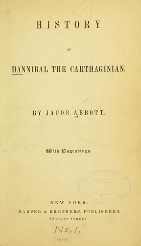 History of Hannibal the Carthaginian