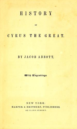 History of Cyrus the Great