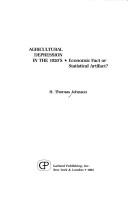 Agricultural depression in the 1920's