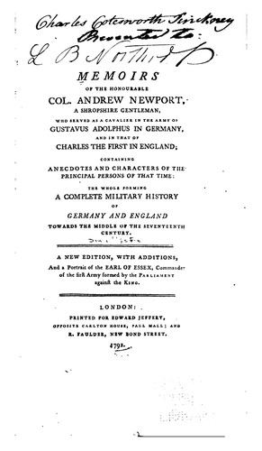 Memoirs of a cavalier