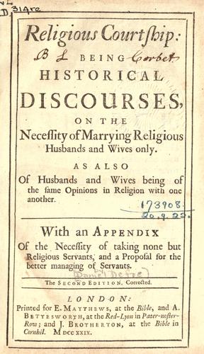 Religious courtship